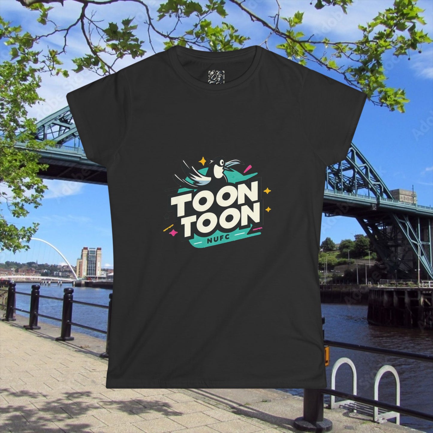 Newcastle United Toon Toon Women's Softstyle Tee