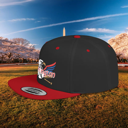 Washington Baseball Eagle Logo Flat Bill Snapback