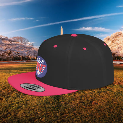 Nats Logo Flat Bill Snapback