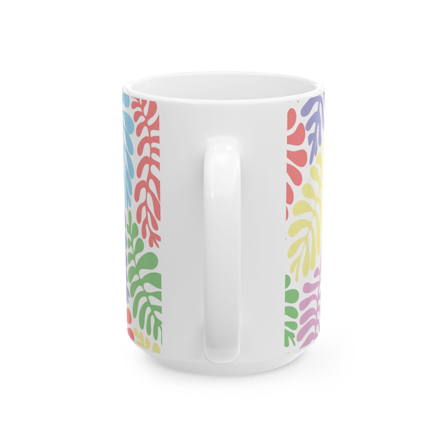 Colorful Tropical Leaves Ceramic Mug (11oz/15oz)