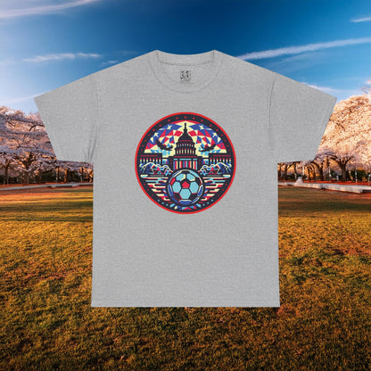 Vibrant Geometric DC Soccer Tee