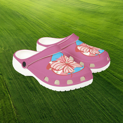 The T Elders Butterfly Foam Clogs
