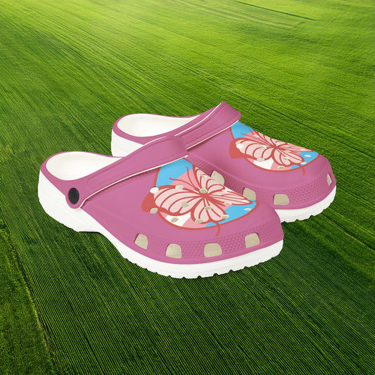 The T Elders Butterfly Foam Clogs