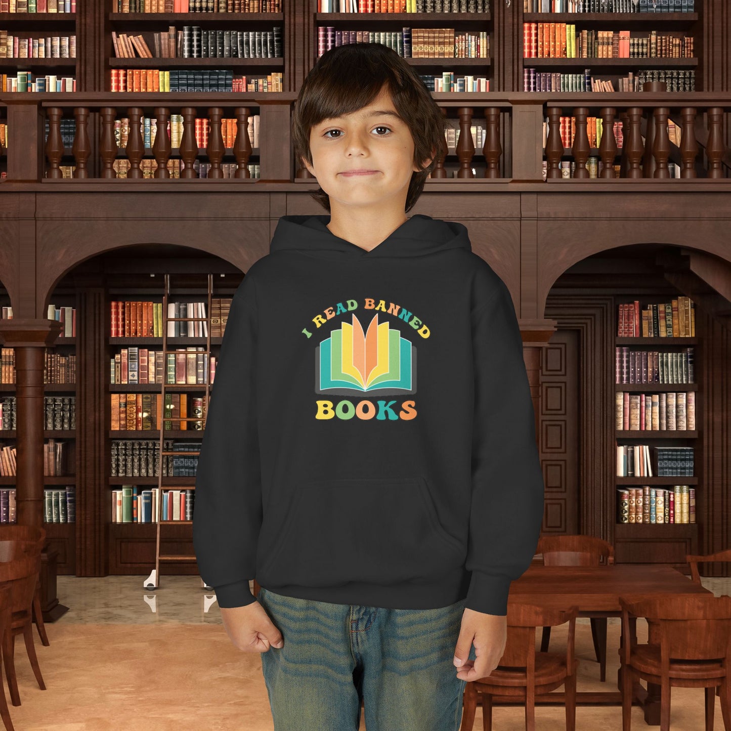 I Read Banned Books Youth Hoodie