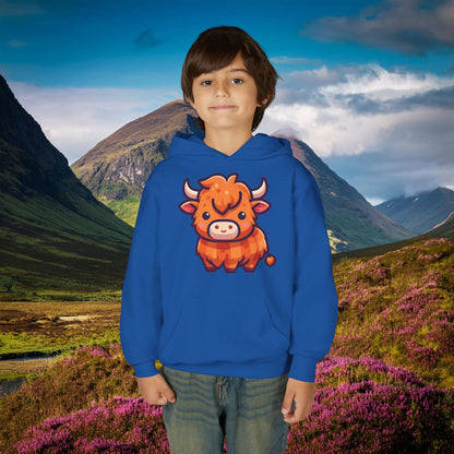 Highland Coo Youth Hoodie