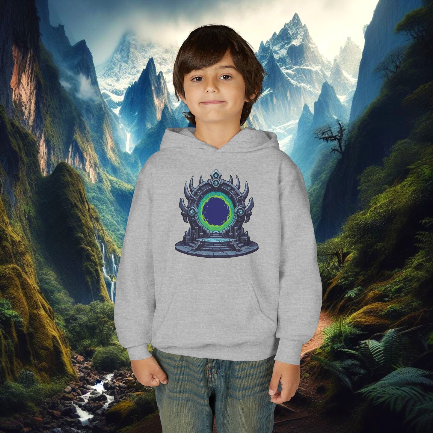 Dark Portal Youth Hoodie