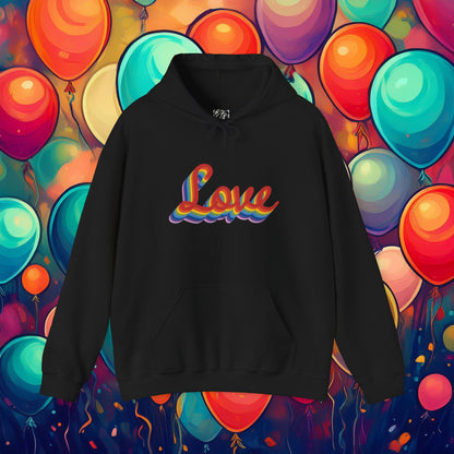 Rainbow Love Unisex Hoodie