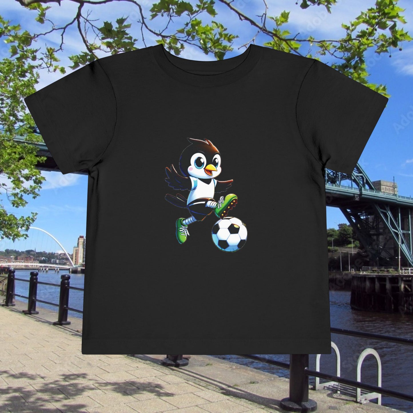 Newcastle United Mini Mag Striker Toddler Tee