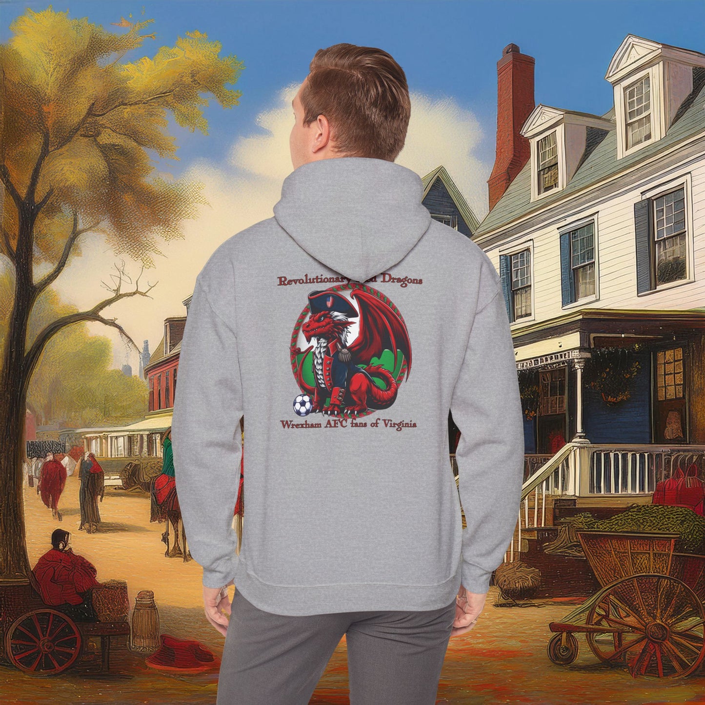 Revolutionary Red Dragons Logo Hoodie