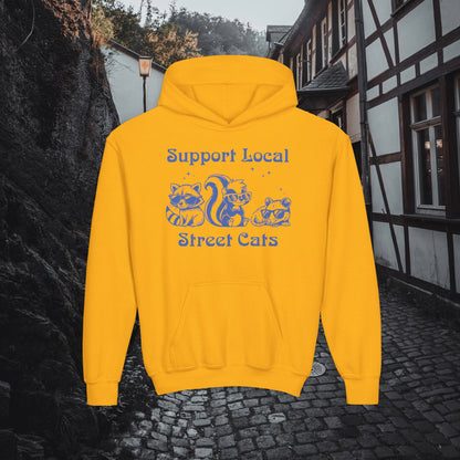 Support Local Street Cats Youth Hoodie