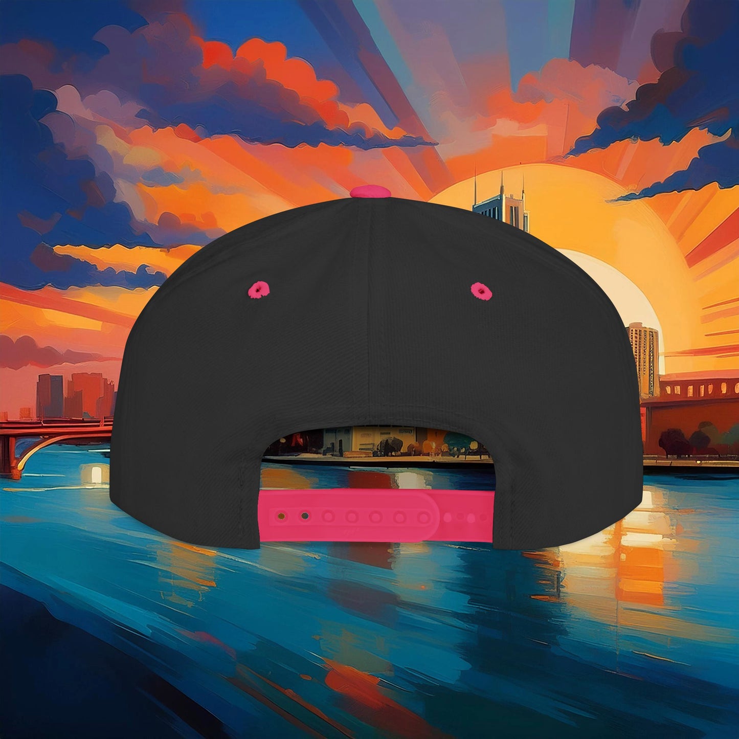 NY Baseball Big Apple Flat Bill Snapback