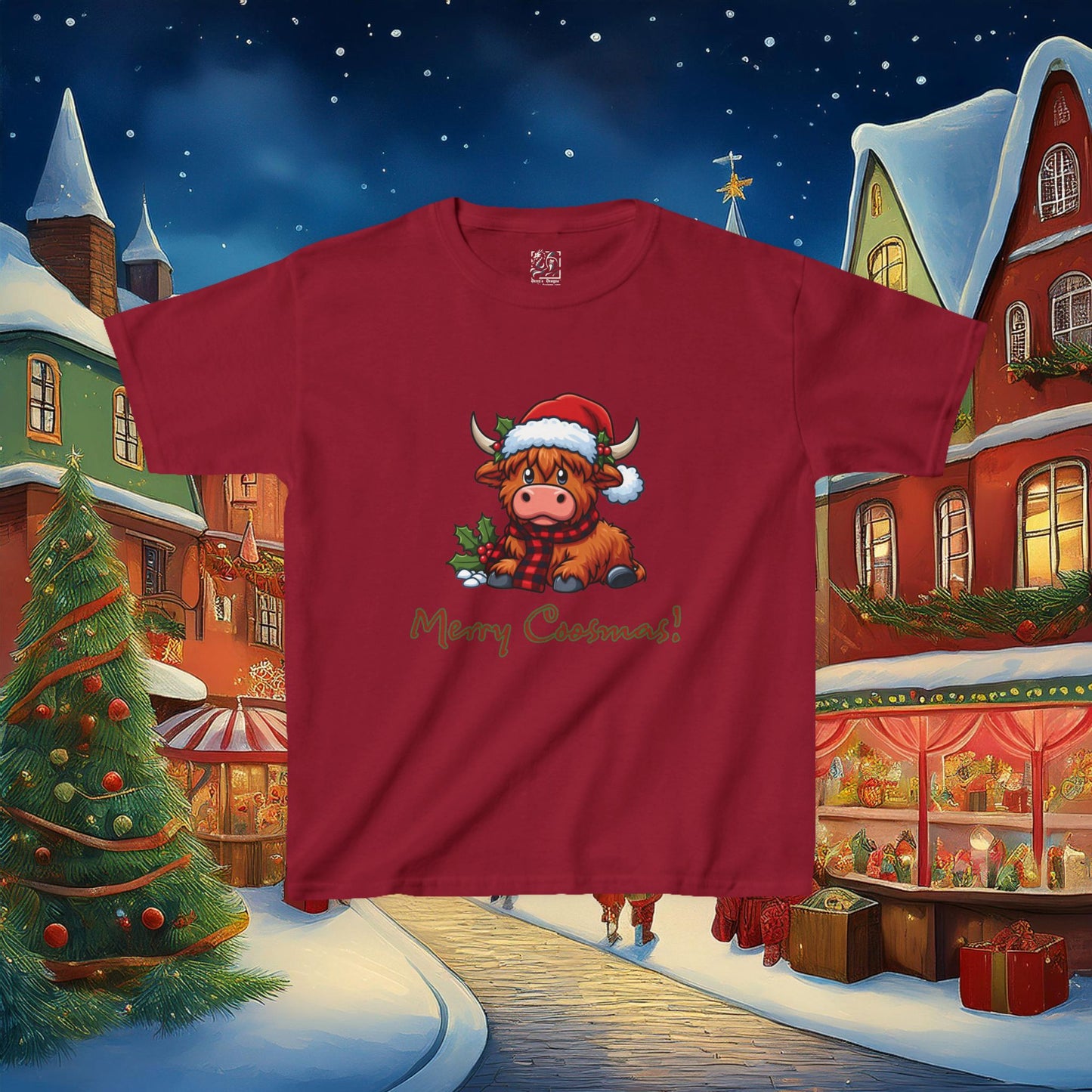 Merry Coosmas Kids Tee