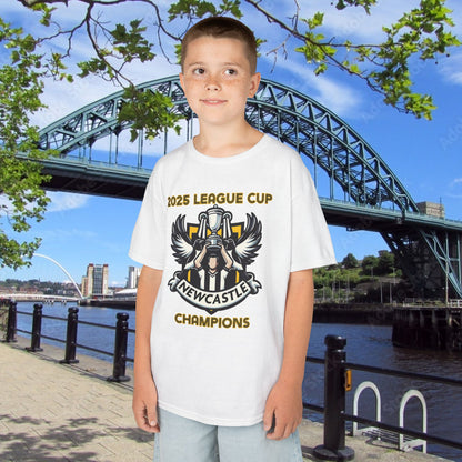 Newcastle Cup Champions Crest Kids Tee