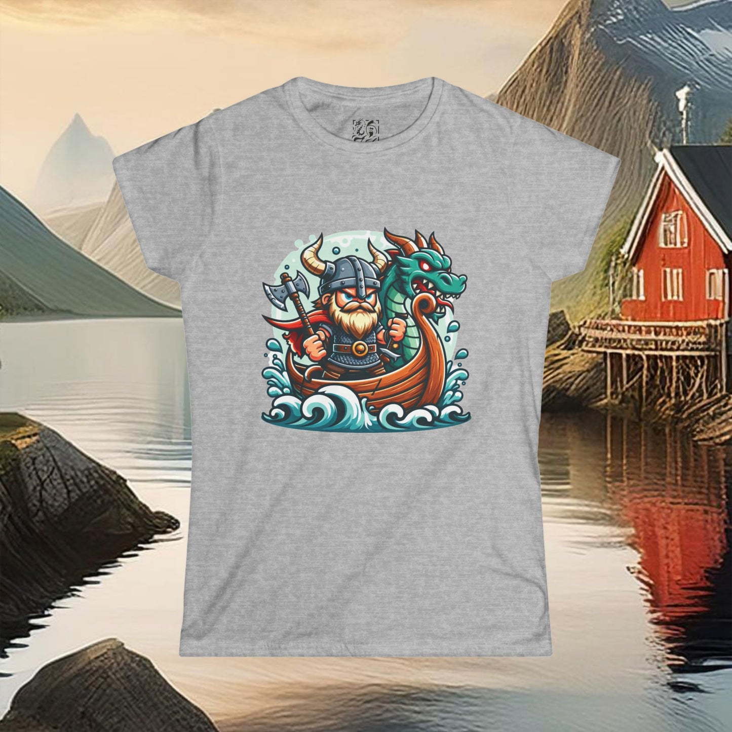Viking and Dragon Women's Softstyle Tee