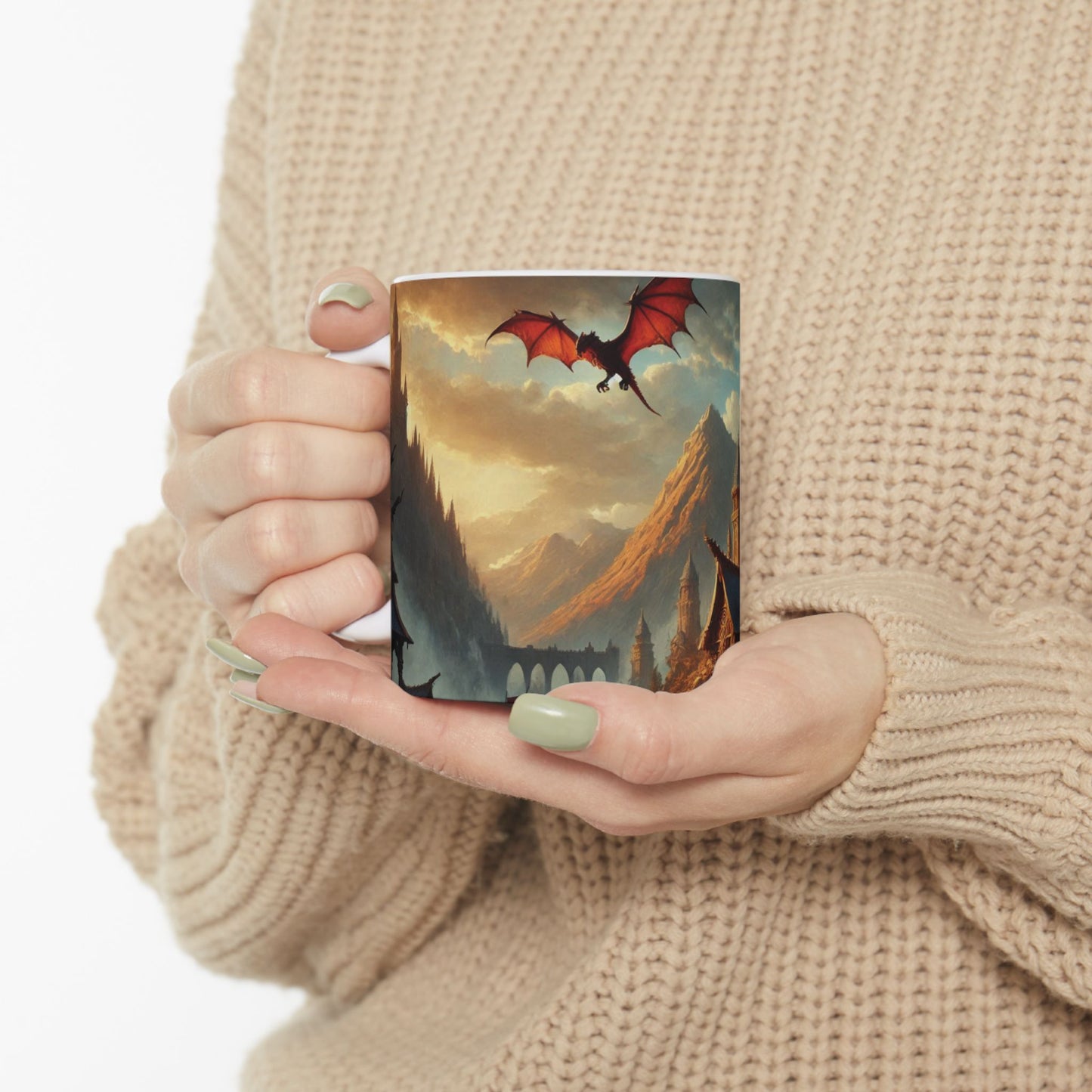 Dragon Flight Ceramic Mugs (11oz\15oz)