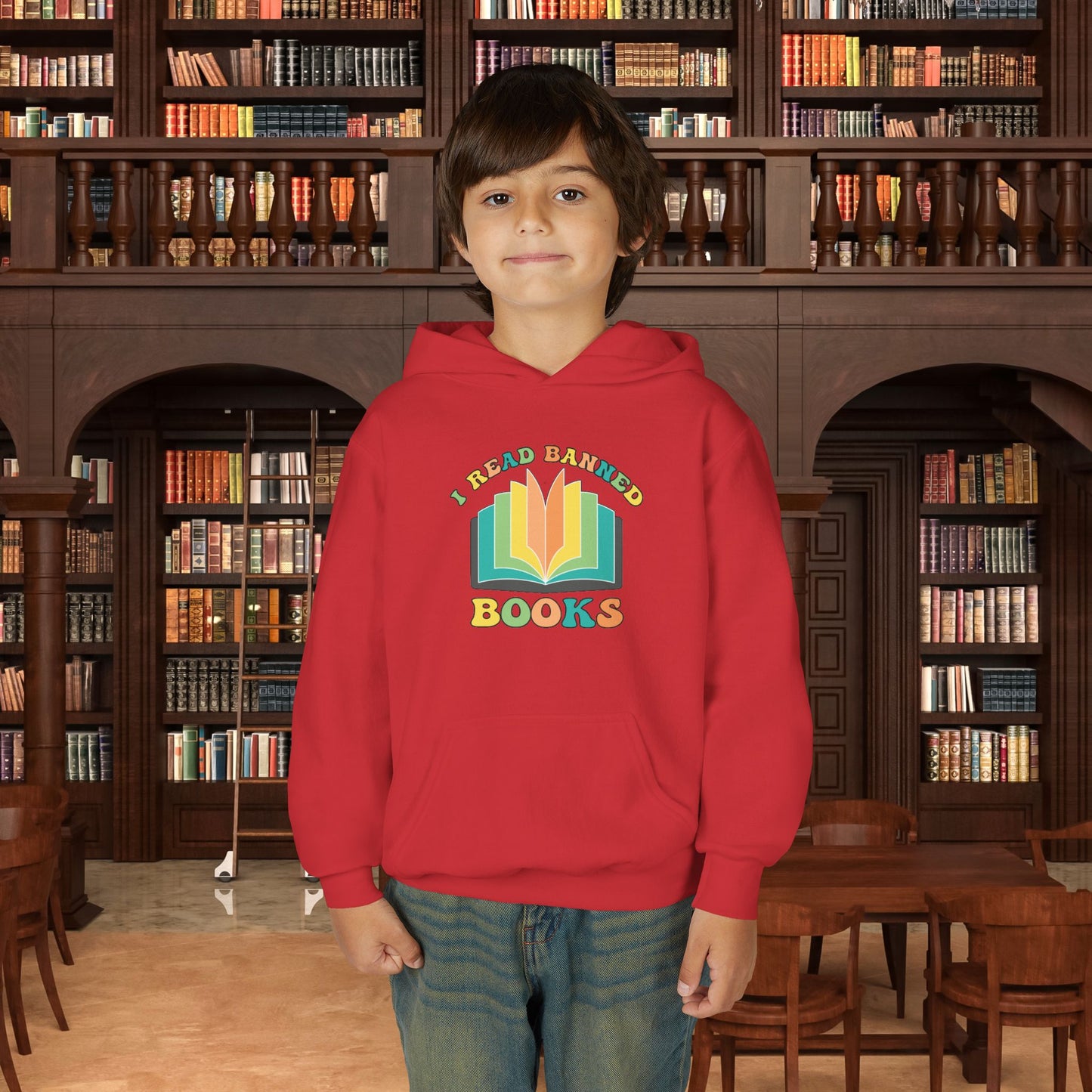 I Read Banned Books Youth Hoodie
