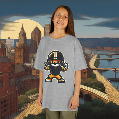Mini Pittsburgh Football Player Kids Tee