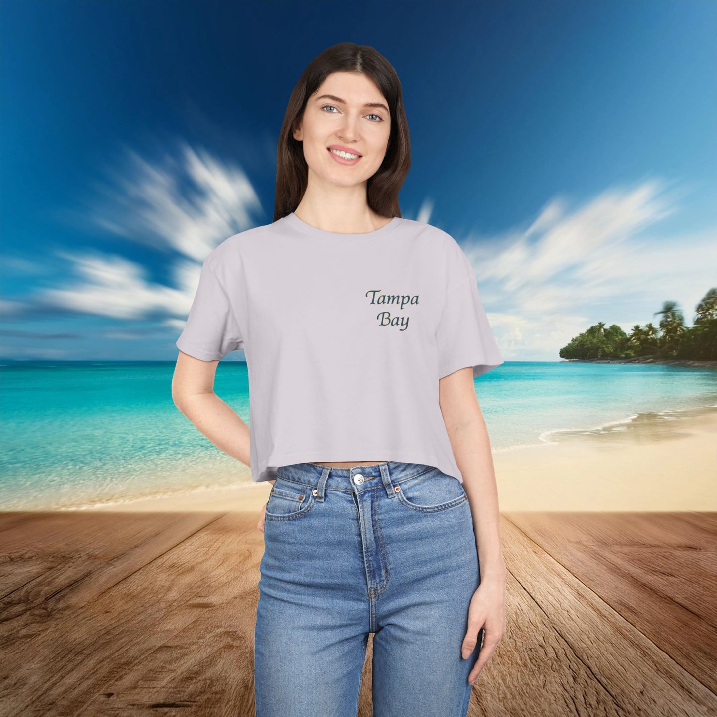 Manta Ray Women's Crop Tee
