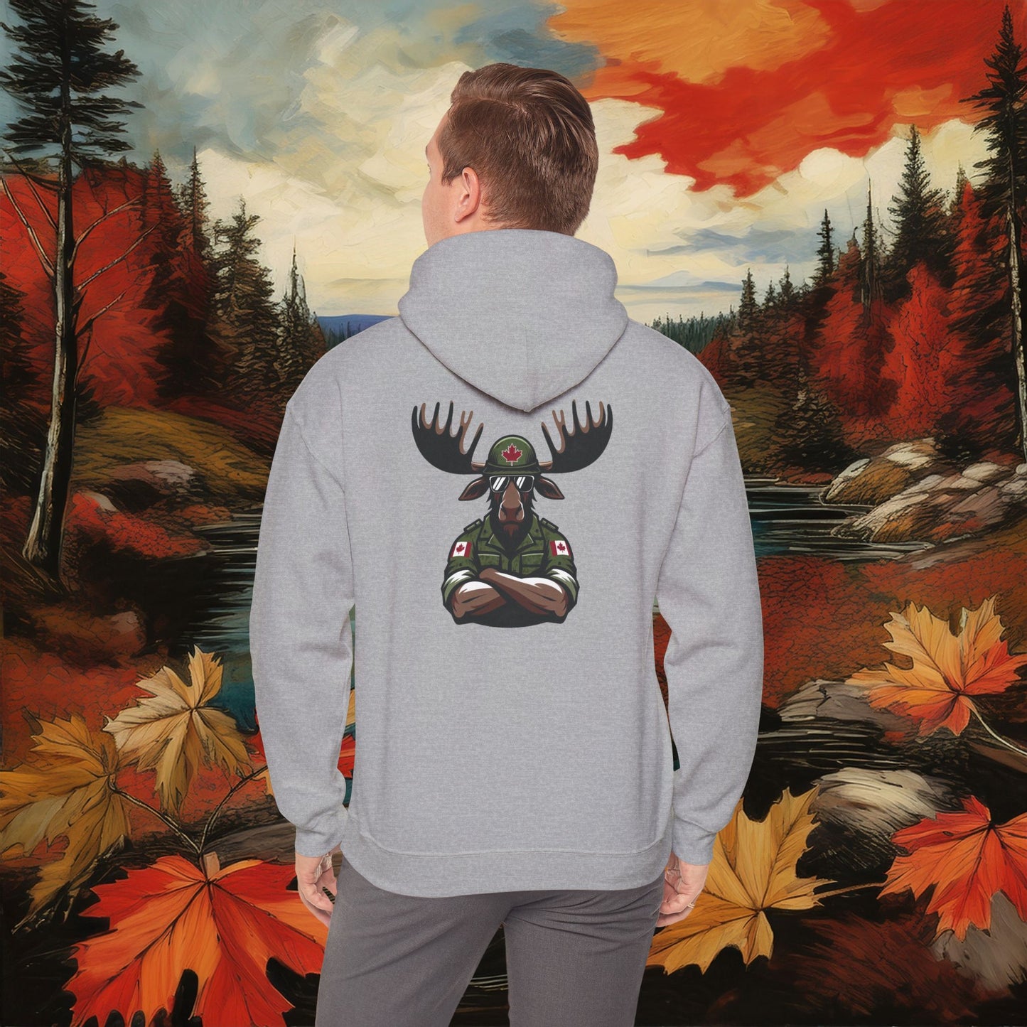 Canadian Moose "Facta Non Verba" Hoodie