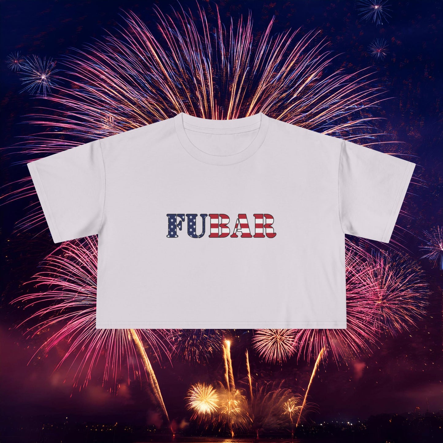 USA FUBAR Women's Crop Tee