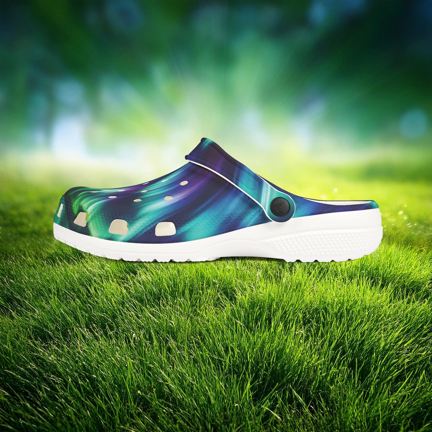 Northern Lights Foam Clogs