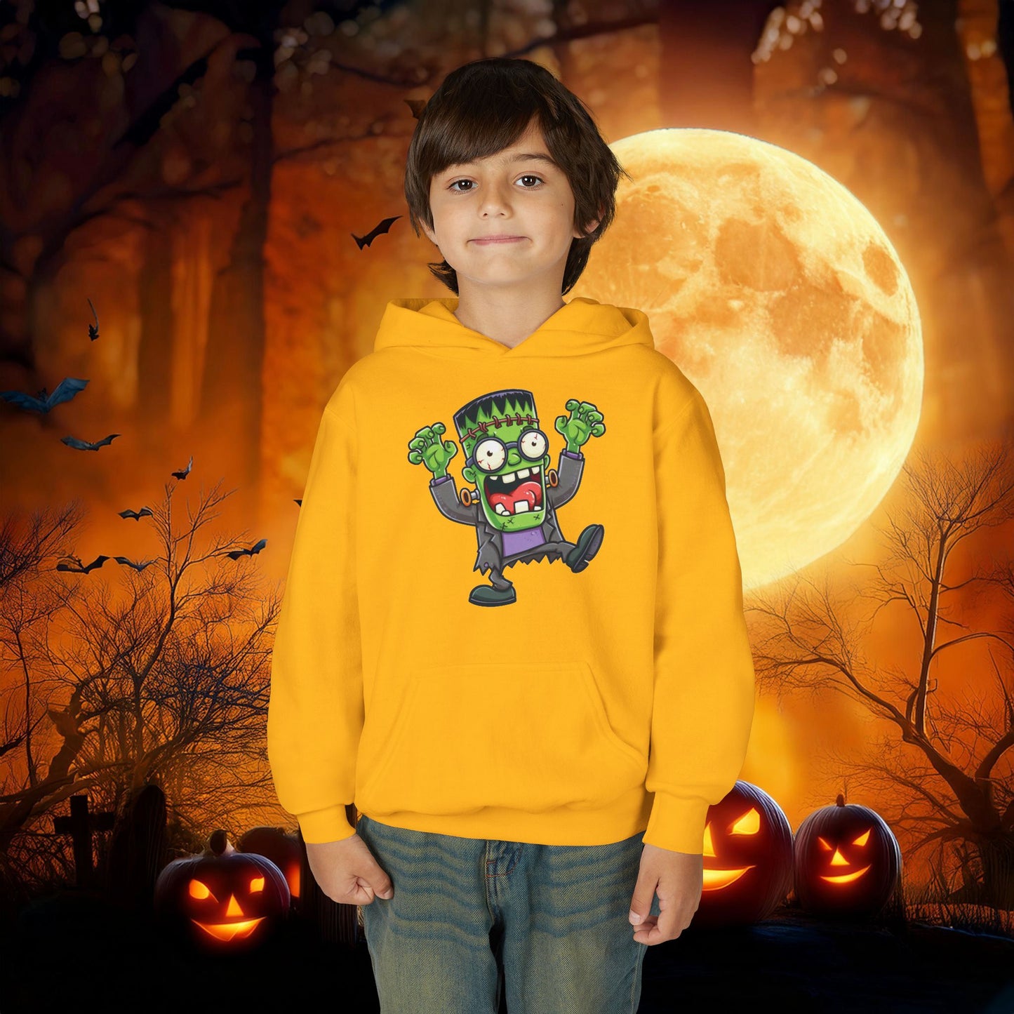 Frankenstein's Monster Youth Hoodie