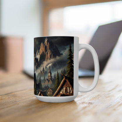 Mountain Village Mist Ceramic Mugs (11oz\15oz)