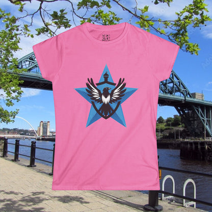 Newcastle United Blue Star Mags Women's Softstyle Tee