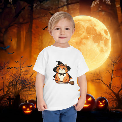 Trick or Treat Cat Toddler Tee