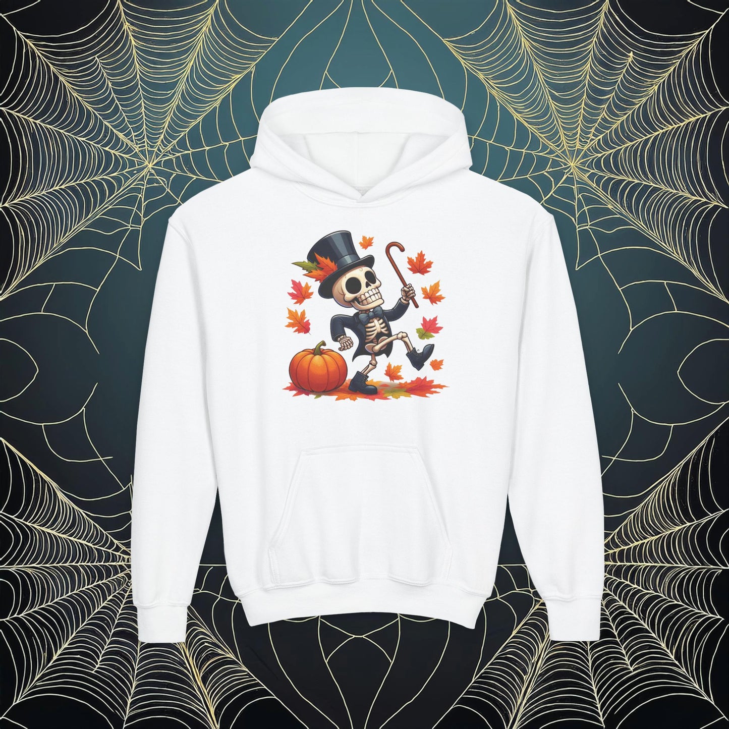 Snazzy Skeleton Youth Hoodie