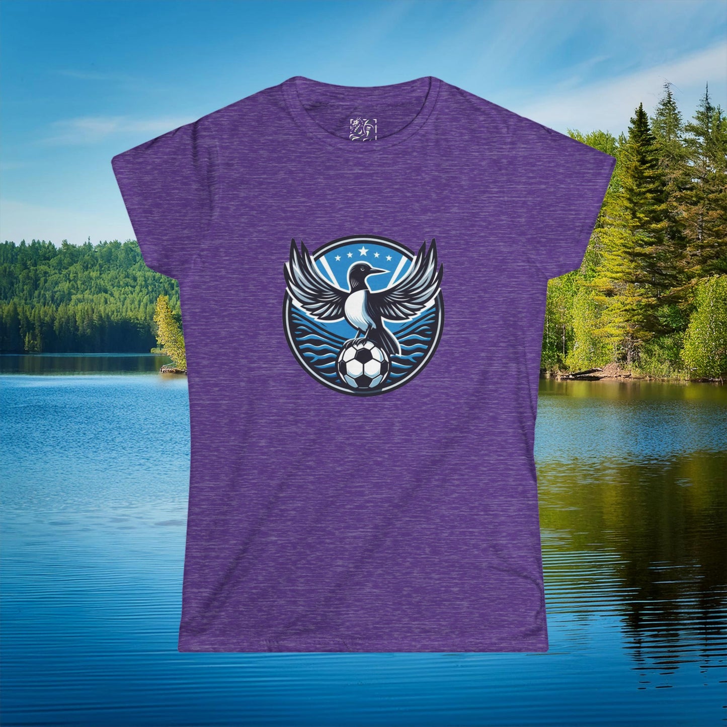 Minnesota United Logo Women's Softstyle Tee
