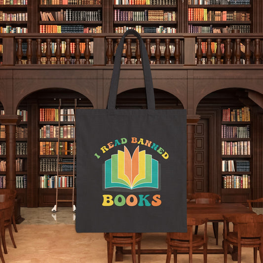 I Read Banned Books Canvas Tote