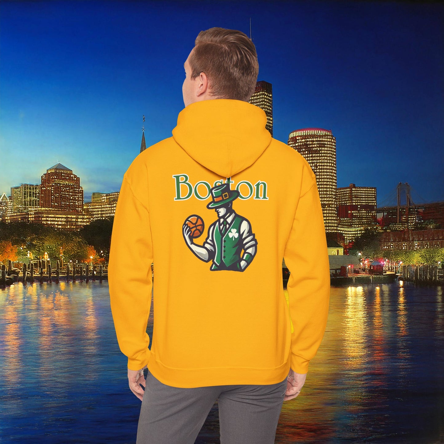 Boston Basketball Hoodie