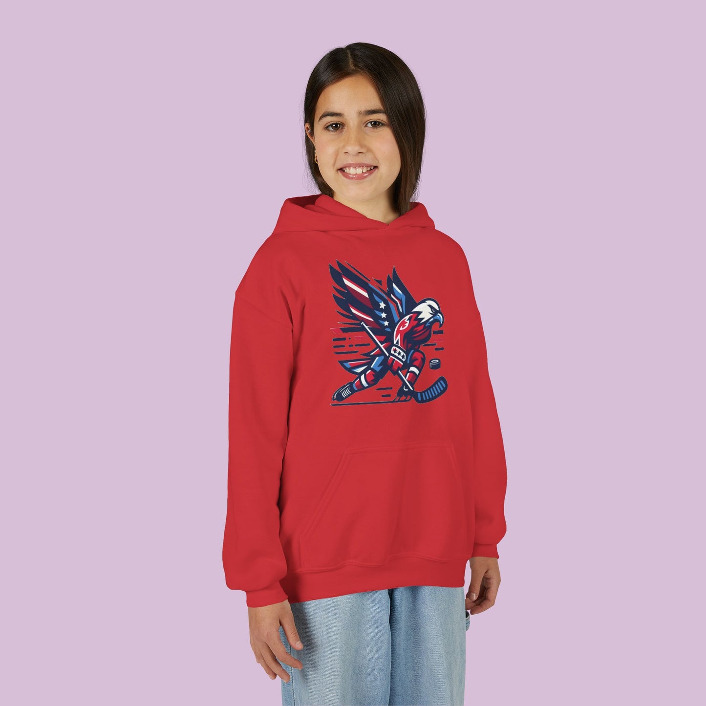 Washington Hockey Eagle Youth Hoodie