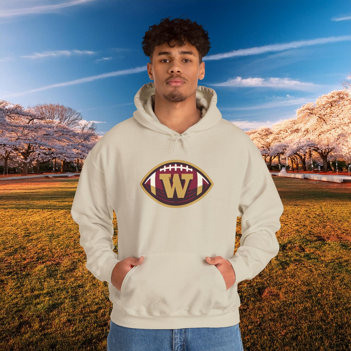 Washington Football Logo Hoodie