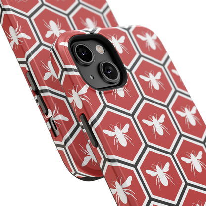 Honeycomb Bee Impact-Resistant Phone Case