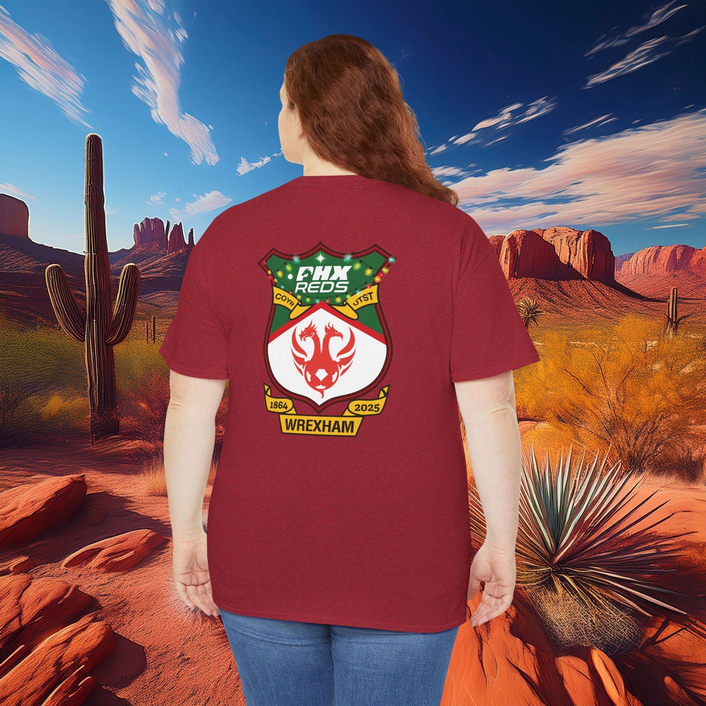 PHX Reds Christmas Crest Tee