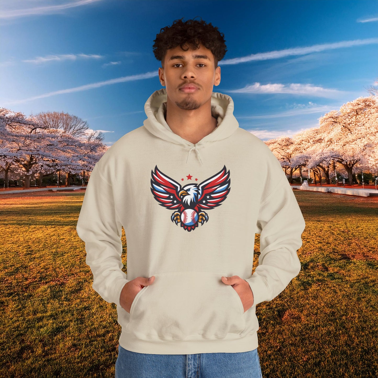 Washington Baseball Eagle Hoodie