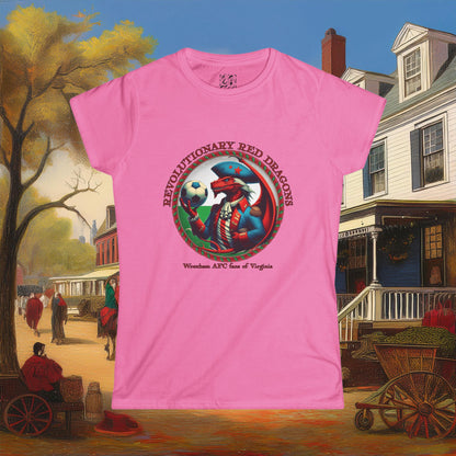 Revolutionary Red Dragons Crest Women's Softstyle Tee