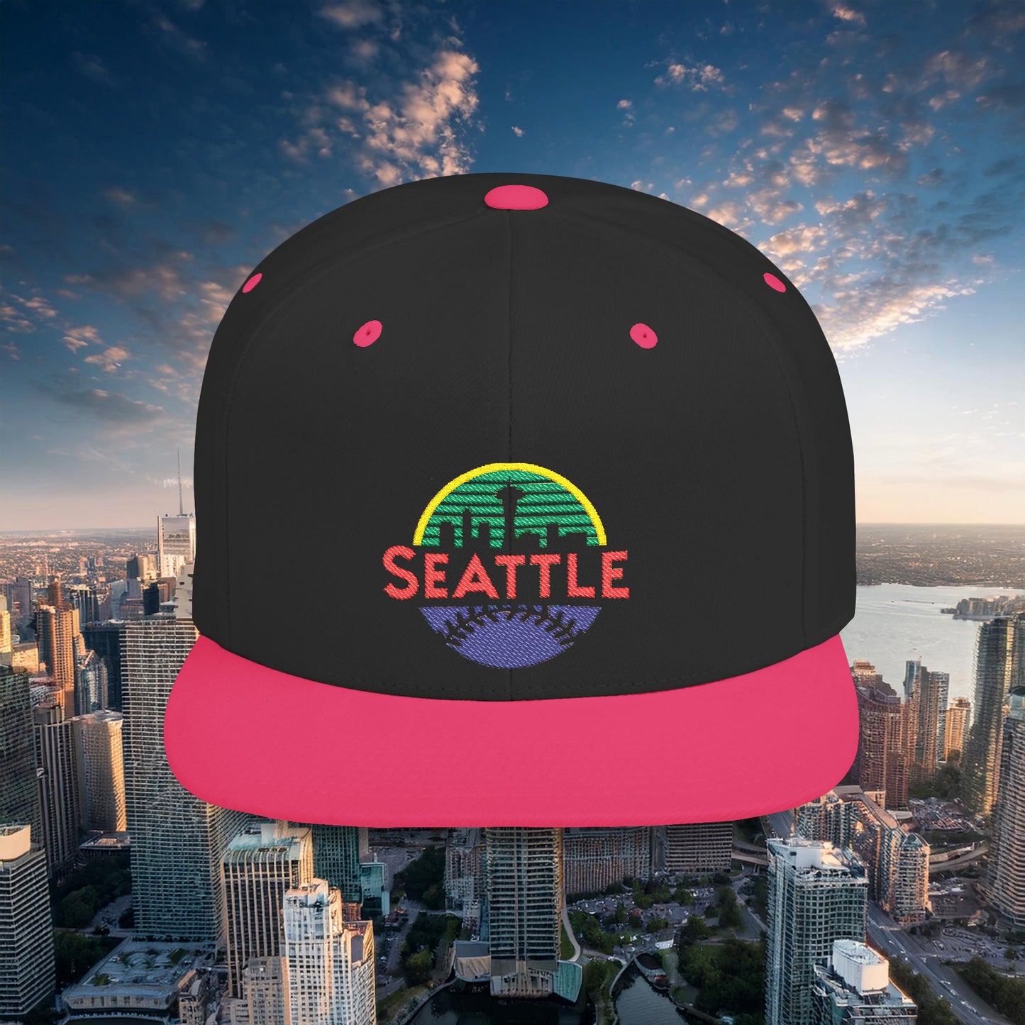 Seattle Baseball Flat Bill Snapback