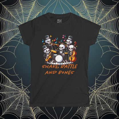 Shake, Rattle. and Bones Women's Softstyle Tee