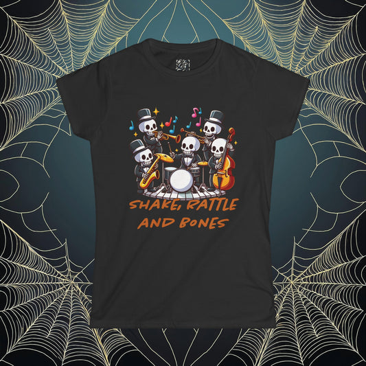 Shake, Rattle. and Bones Women's Softstyle Tee