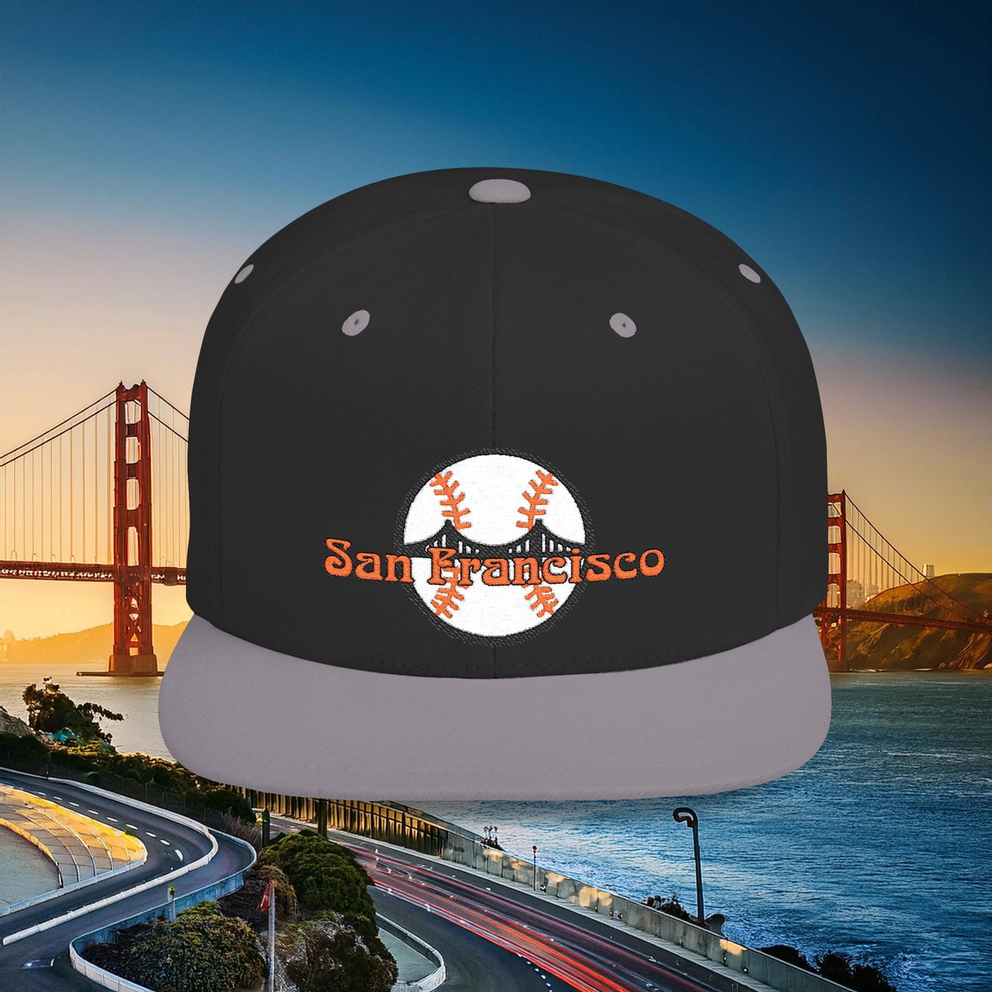 San Francisco Baseball Flat Bill Snapback
