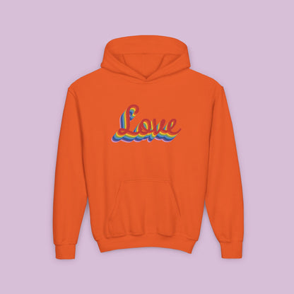 Rainbow Love Youth Hoodie