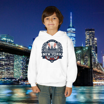 New York Bronx Baseball Youth Hoodie