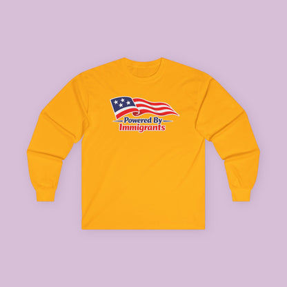 Powered By Immigrants Long Sleeve Tee