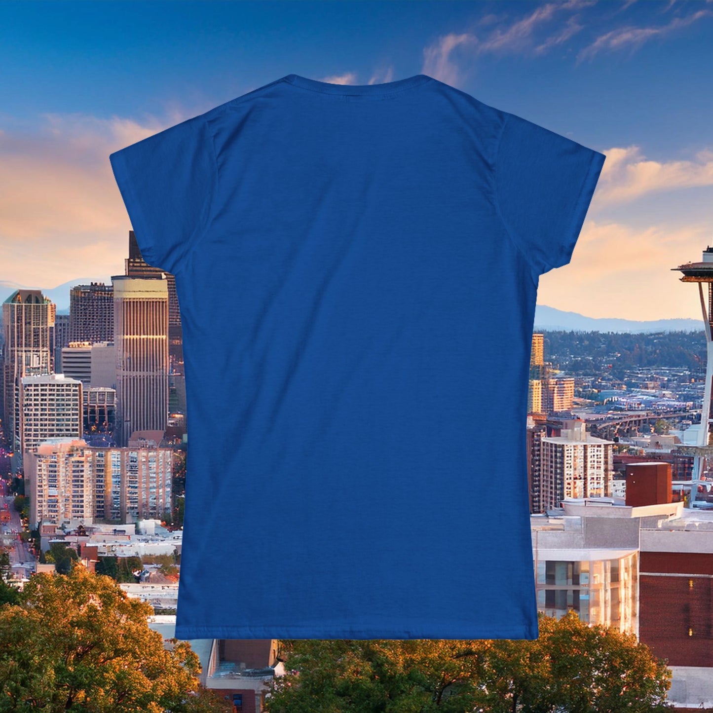 Seattle Football Player Women's Softstyle Tee