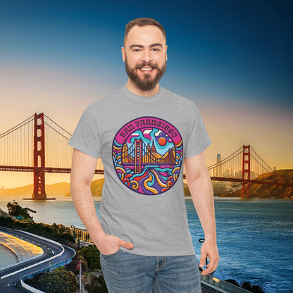 Vibrant San Francisco Psychedelic Tee