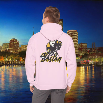 Boston Hockey Bear Hoodie