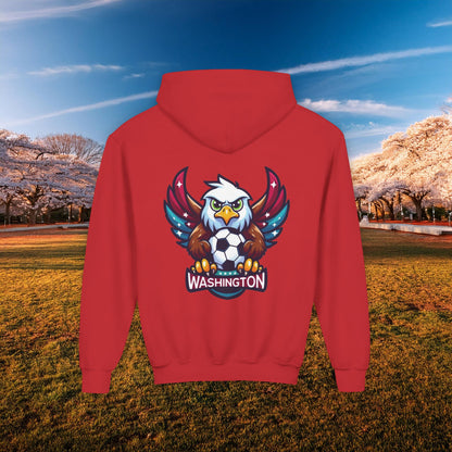 Washington Spirit Eagle Design Youth Hoodie